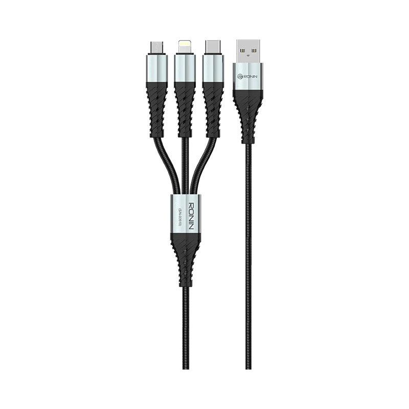 Ronin R-305 3-in-1 Fast Charging Cable